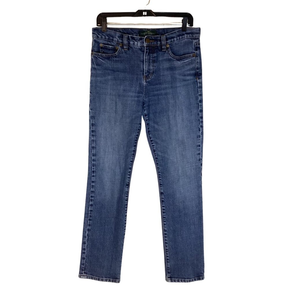 Lauren Ralph Lauren Jeans Women’s 6 Straight Leg Blue Denim Stretch LRL